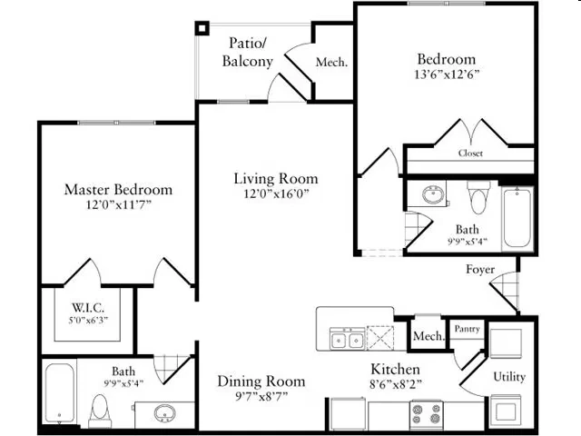 The Travis 1037 floor plan